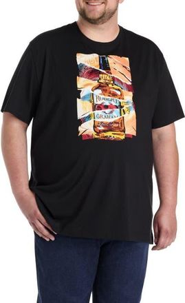 Robert Graham Big & Tall Whiskey Wisdom Graphic Tee in Black at Nordstrom, Size 3X Big