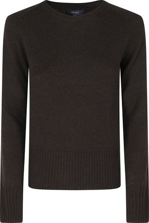 SOEUR Chocolate Jamie Classic Merino Wool Sweater