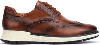 Pikolinos Stijlvolle Busot Veterschoen - Heren - Veterschoenen - Bruin - 40 EU - Leer - Schoenen