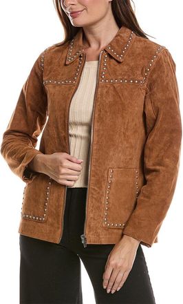 Blank NYC Blank Nyc Roasted Walnut Suede Jacket