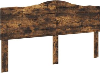 vidaXL Cabecero Roble Ahumado 200 Cm Madera Contrachapada Vidaxl