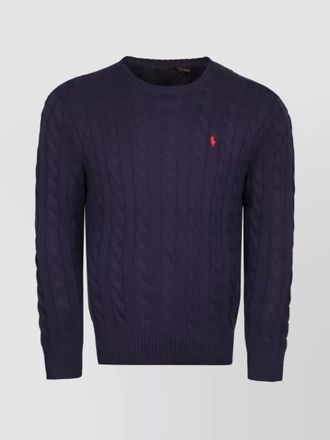 Polo Ralph Lauren cable-knit cotton crewneck jumper