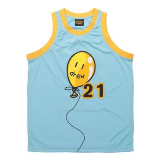 Drew House Mesh Joy Basketball Jersey Sea Blue DR-SS21-108