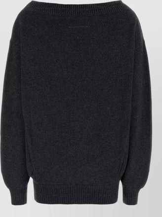 Maison Margiela wool off-the-shoulder mini sweater dress