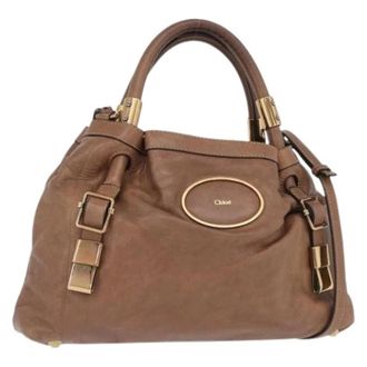 Chlo&eacute; Pre-owned Handtas - Dames - Vintage Handtas - Bruin - ONE Size - Leer - Vintage