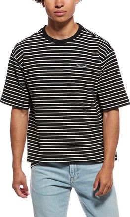 Karl Lagerfeld Karl Lagerfeld Striped Textured T-Shirt