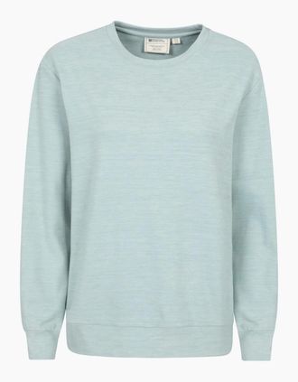 Mountain Warehouse Womens Mountain Warehouse Womens/Ladies Strath Melange Supersoft Sweatshirt - Green - Size: 18