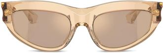 Burberry Sunglasses Occhiali da sole con logo inciso - Marrone