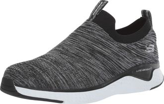 Skechers SOLAR FUSE, Mens SOLAR FUSE, Black White, 10 UK (45 EU)