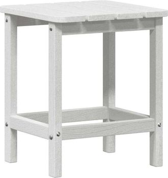 vidaXL Mesa Lateral Adirondack Blanco 38 X 38 X 46 Cm Hdpe Vidaxl