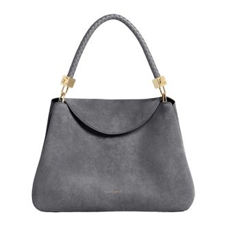 Coccinelle Tassen, Dames, Grijs, ONE Size, Leer, Tiggy Small