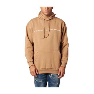 Throwback Hoodies, male, Beige, Size: XL Hoodies