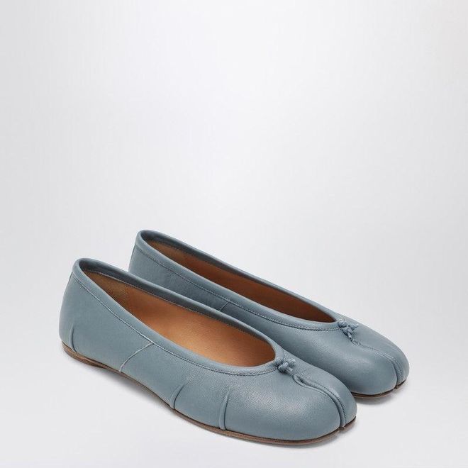 Grey Blue Tabi New Ballet Flats