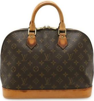 Louis Vuitton Pre-owned Handbags, female, Brown, Size: ONE SIZE Pre-owned Vintage Canvas Handbag