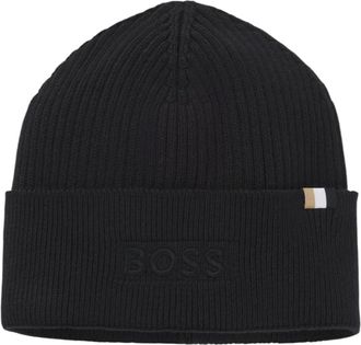 HUGO BOSS Accessoires, Heren, Zwart, ONE Size, Katoen, Magico R Hat