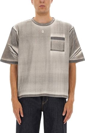 Alexander McQueen Grey Crew Neck T-Shirt