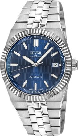 Gevril Group Pier 17 Automatic Blue Dial Mens Watch 46401B