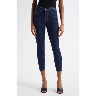 L'agence Margot High Waist Crop Skinny Jeans in Stanton at Nordstrom Rack, Size 27
