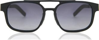 Ic! Berlin A0630 Ralphi Black-Rough Mens Sunglasses Black Size 50