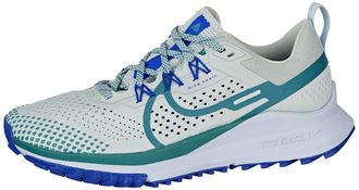 Nike DJ6158-005 React Pegasus Trail 4 Sneaker Male Light Silver/Mineral Teal-Racer Blue UK 10.5