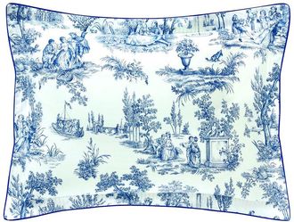 Anne de Solène Anne De Solène Organic Cotton Percale 200 Thread Count Galante Boudoir Sham