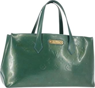Louis Vuitton Pre-owned Handbags, female, Green, Size: ONE SIZE Pre-owned Canvas Handbag