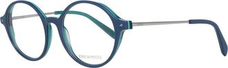 Emilio Pucci Blue Plastic Glasses Womens (Frames)
