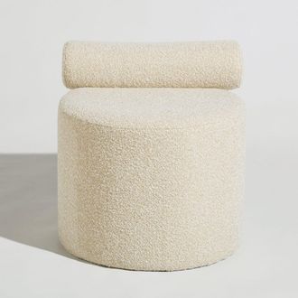 Maisons du monde Puf redondo color crudo