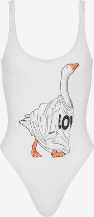 Moschino Costume intero Goose - Bianco