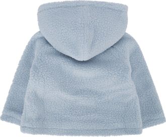 Stella McCartney Boys Felted Fleece Hooded Jacket Blue Polyester