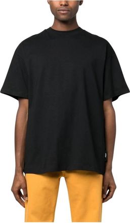 Msgm Volcano T-shirt - Heren - T-shirts - Zwart - S - Katoen - Tops