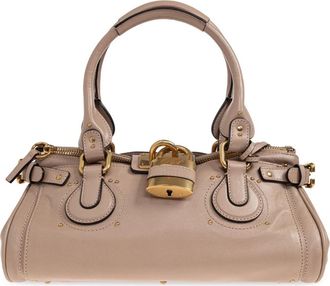 Chlo&eacute; Paddington Handbag - Dames - Handtassen - Beige - ONE Size - Katoen - Tassen