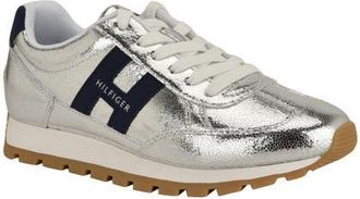 Tommy Hilfiger Hatina Sneaker in Metallic Silver at Nordstrom, Size 8.5