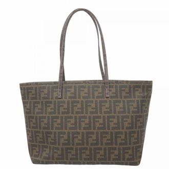 Fendi Brown Pvc Tote Bag (Pre-Owned)