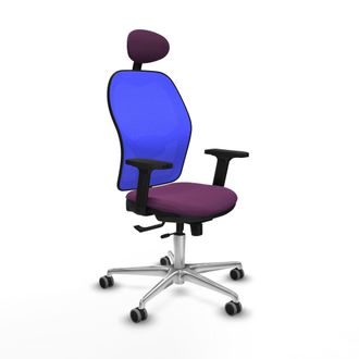 Piqueras y Crespo Sedia Da Ufficio Piqueras Y Crespo Jorquera Nero Regolabile Ergonomica
