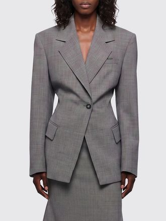 The Attico Blazer in lana vergine e cotone The Attico