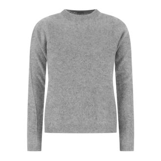 Alpha Studio Maglia a girocollo Ad8410C 2311 - - Knitwear - Donna - Grigio - M