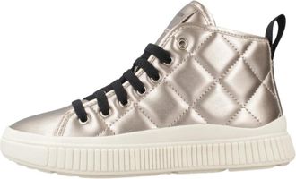 Geox Schoenen, Dames, Beige, 34 EU, Leer, Laquinny
