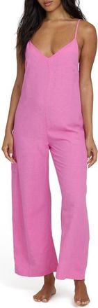 Billabong Day to Day Romper in Party Pink at Nordstrom, Size X-Large
