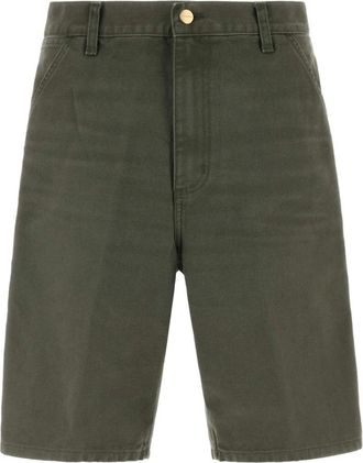 Carhartt Work in Progress Single Knee Short - Heren - Korte Broeken - Groen - W30 - Katoen - Korte Broeken