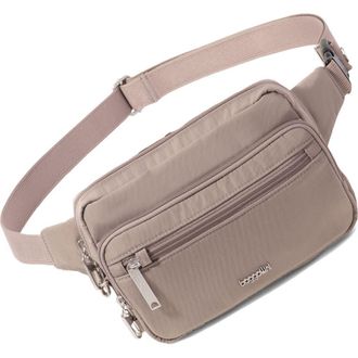 Baggallini Securtex Anti-Theft Belt Bag Sling in Moonrock at Nordstrom