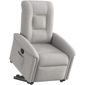vidaXL Vidaxl - Sill&oacute;n El&eacute;ctrico Reclinable Elevable De Tela Gris Nube