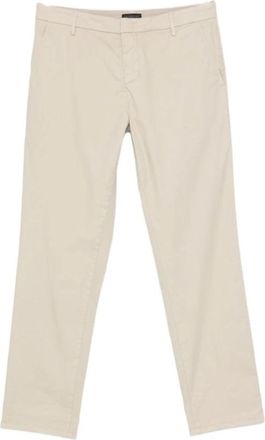 Dondup Straight Leg Chinos - Heren - Chinos - Beige - W34 - Broeken