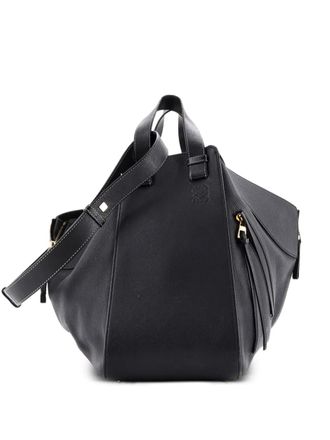 Loewe Hammock Bag Leather Medium shoulder bag - Zwart
