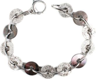 Gc Silver Stainless Steel Womens Bracelet