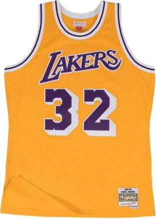 Mitchell & Ness x NBA Canotta Lakers 84 Magic Johnson Swingman Home - Giallo