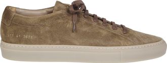 Common Projects Achilles Premium Minimalist Suede Low-Top Sneakers