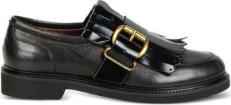 Viola Ricci Mocassini con fibbia - Nero