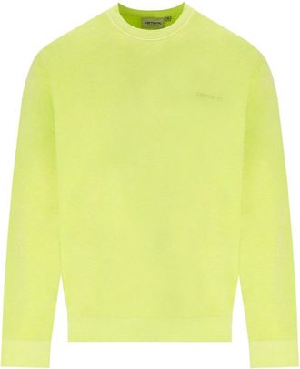 Carhartt Work in Progress Carhartt Wip Duster Script Arctic Lime Sweatshirt