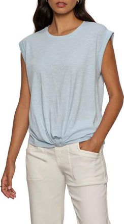 Sanctuary Knotted Muscle Tee in Blue Aura at Nordstrom, Size X-Small